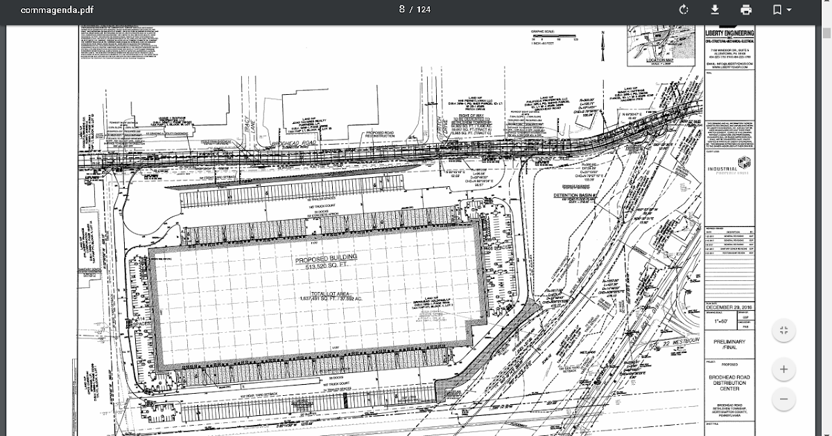 Lehigh Valley Ramblings 513,000 sq ft Warehouse Distribution Center Approved on Brodhead Rd