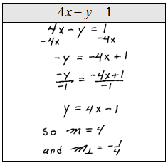 Parallel and perpendicular lines (Algebra 1, Formulating linear equations)  – Mathplanet