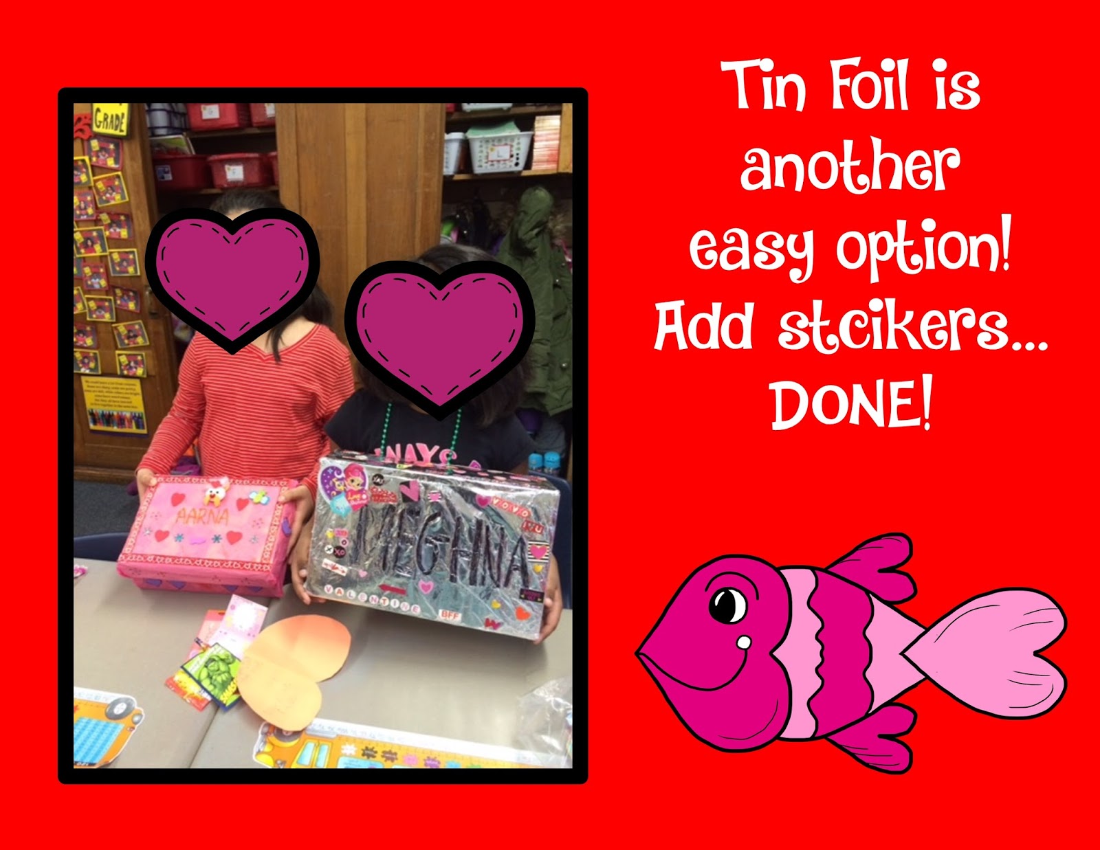 First Grade Bloomabilities: Make Valentine BoxesAT HOME! (Grab Editable  Letter!)