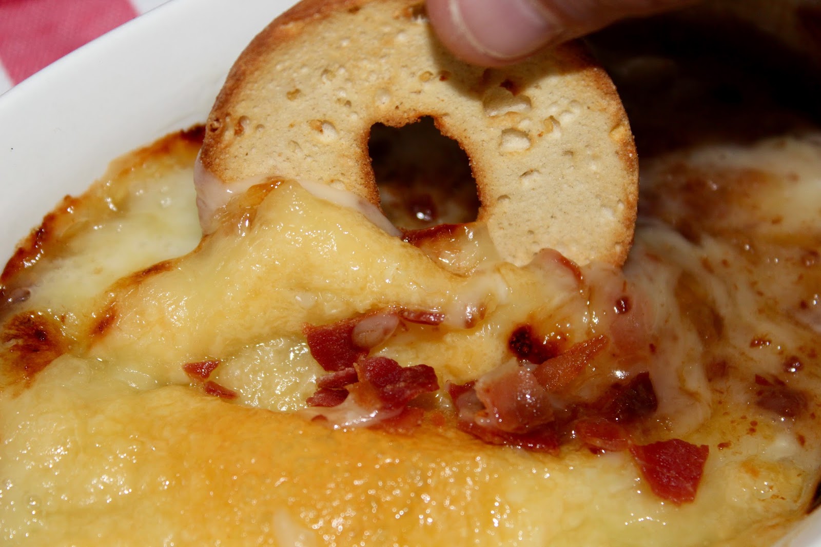 Living on Cloud Nine BRIE & BACON JAM DIP