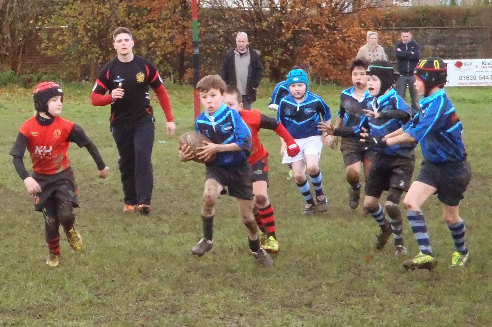 Mumbles Dragons Under 11's Rugby Team: Glynneath V Dragons (Away) 08/12/13