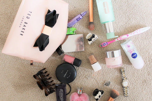 living out of a suitcase