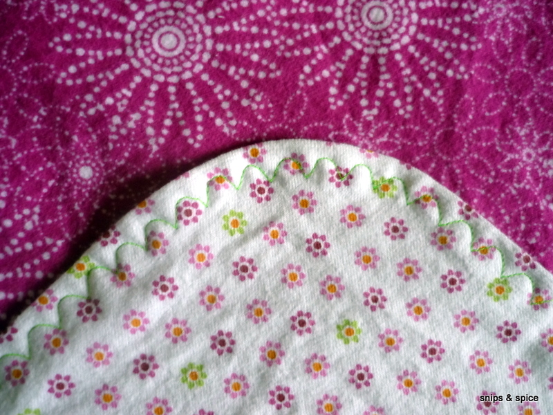 Snips & Spice The Flannel Receiving Blanket