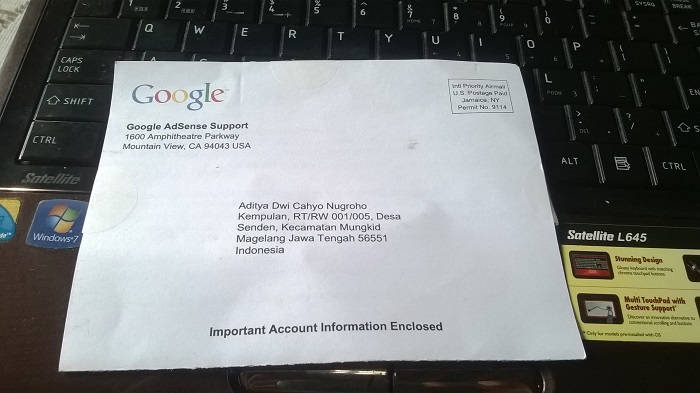 Kiriman Berhasil: Meraih Pendapatan dari Adsense Setelah Menghubungkan Blog Anda