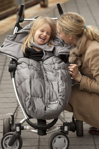 Coperta Universale Per Passeggino E Seggiolino Auto 90x90 Cm - Morbida Trapuntata Con Cappuccio, Ideale Per Neonati - Foto 4