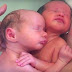 Les bébés naissants croient qu'ils sont encore dans l'utérus, mais regardez bien celui de gauche!