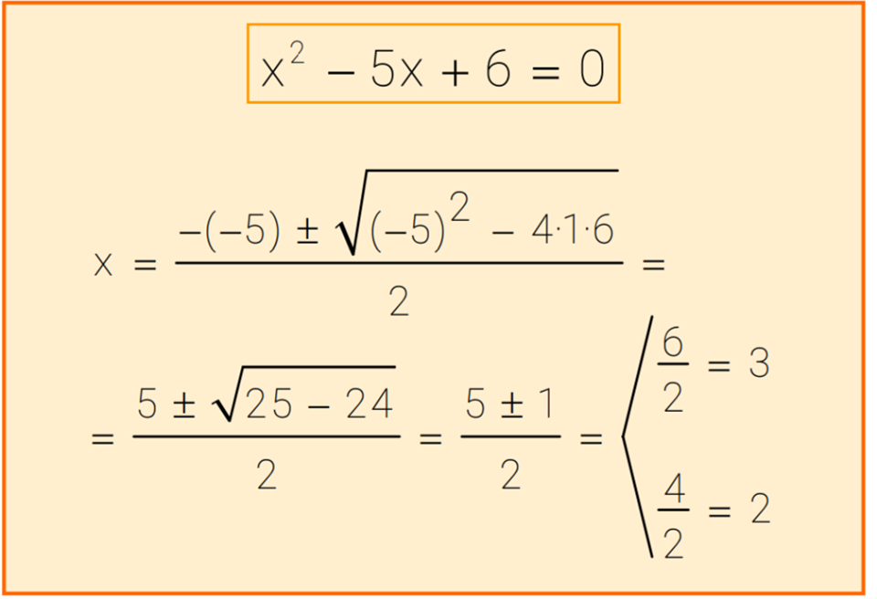 Ecuaciones De Segundo Grado Formula General Ejemplos Nuevo Ejemplo 2f5