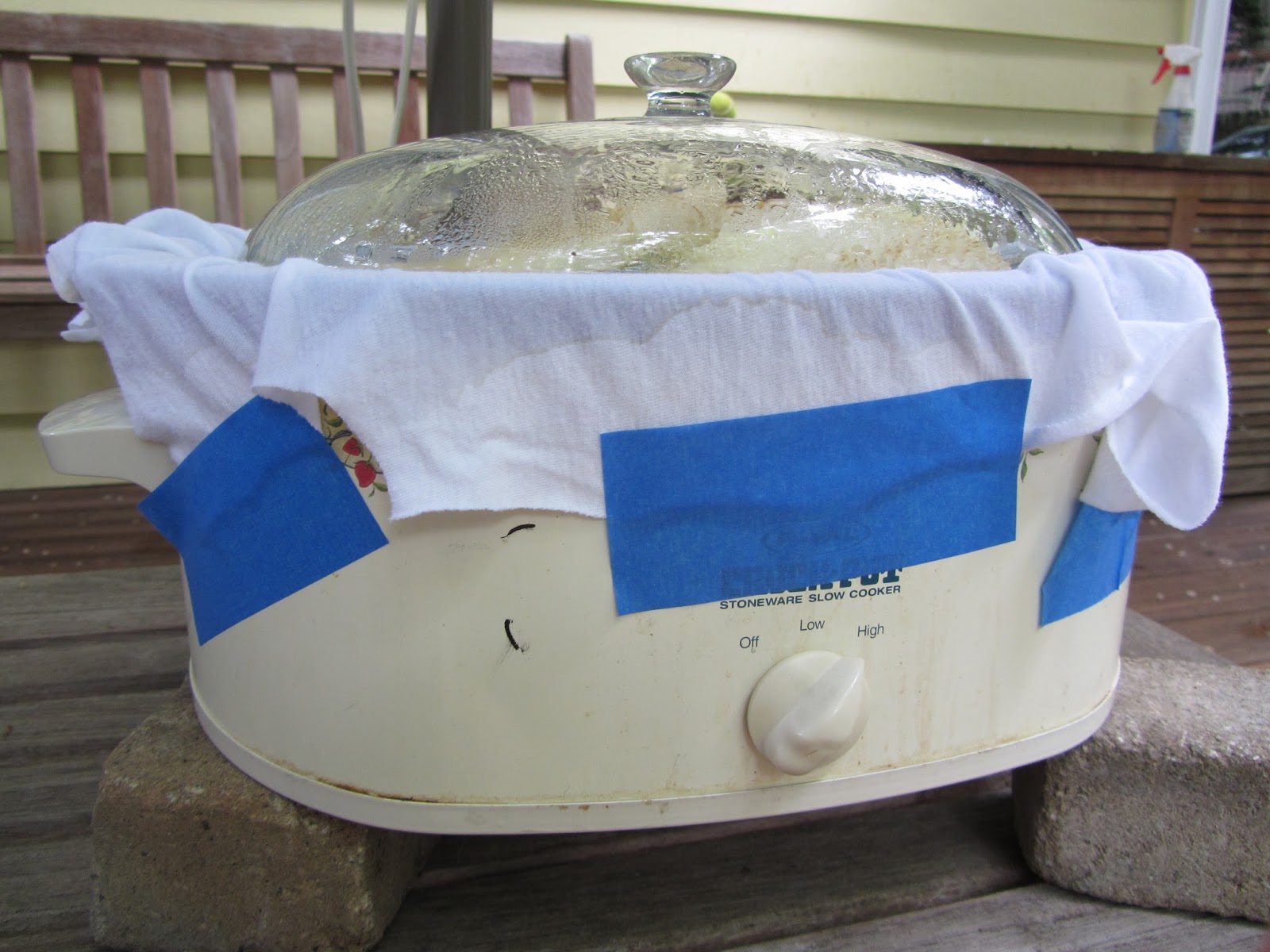 bee surprised clean wax with slow cooker