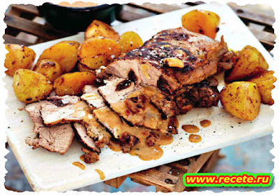 Leg of lamb in a pot Leg of lamb in a pot