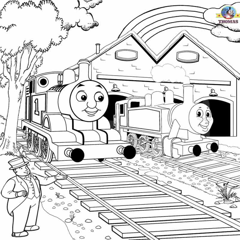 Free Printable Railway Pictures Thomas Scenery Drawing For Coloring Free Printable Railway Pictures Thomas Scenery Drawing For Coloring