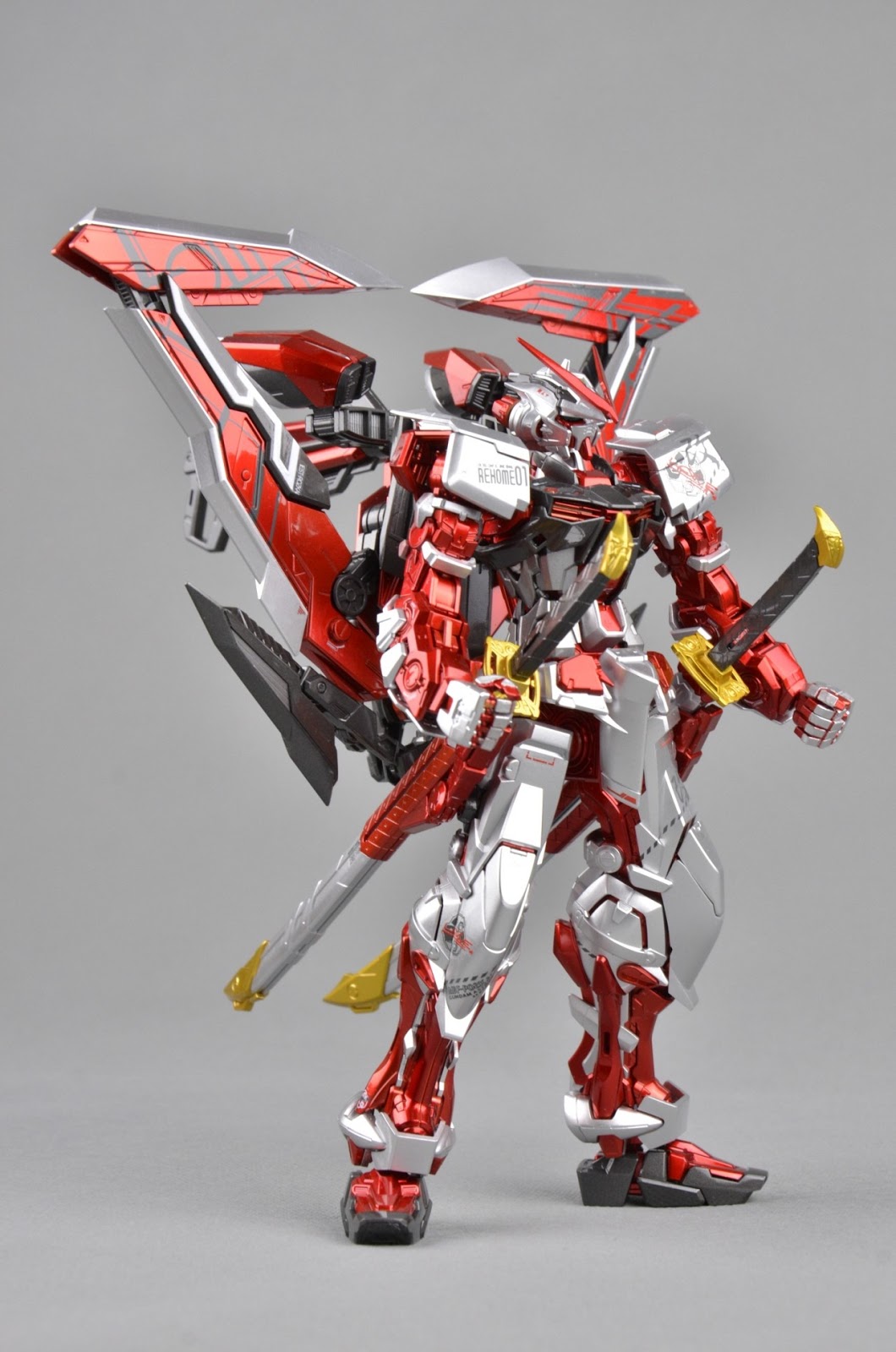 GUNDAM GUY: MG 1/100 Gundam Astray Red Frame - Metallic Painted Build - Gundam Astray Red Frame Mg English Manual
