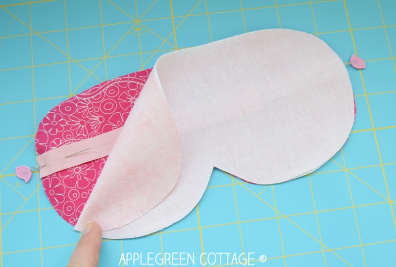Diy Sleep Mask Free Pattern AppleGreen Cottage