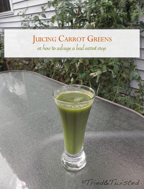 Tried and Twisted What to Do with a Failed Carrot Crop