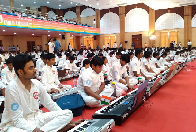 New World Record Created 440 Children gather together for the largest Keyboard concert New World Record Created 440 Children gather together for the largest Keyboard concert