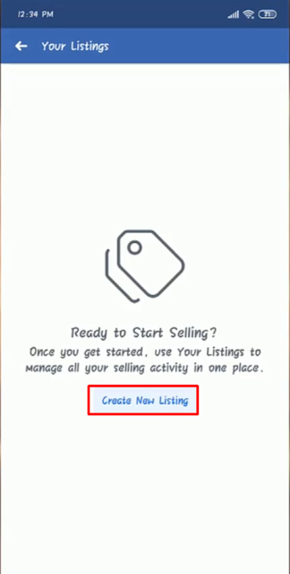 Facebook Marketplace - Android Facebook Marketplace Your Listing - Android