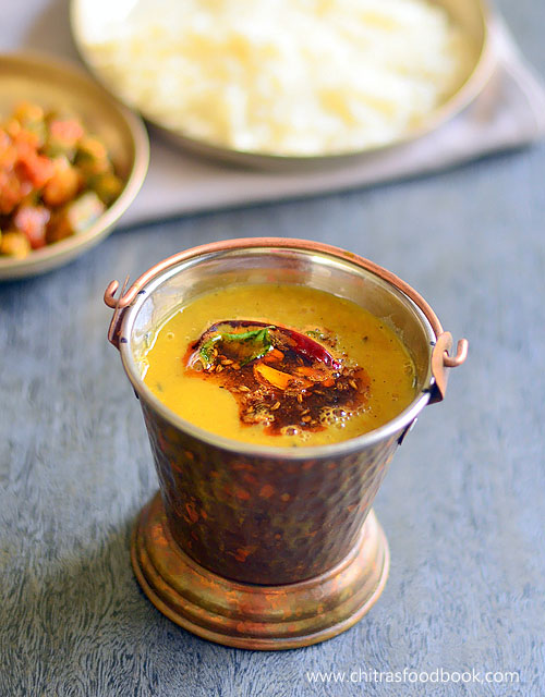 Easy Dal Tadka Recipe Dal Tadka In Pressure Cooker Chitras Food Book