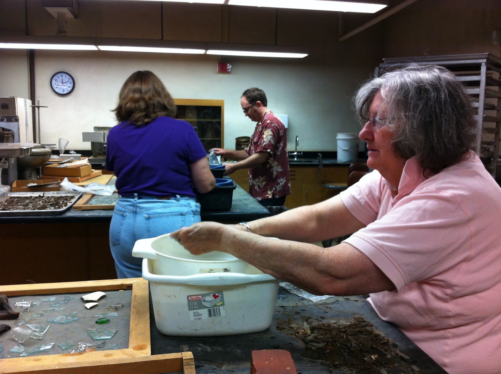 Archaeology on the Alley Artifact Processing Begins!