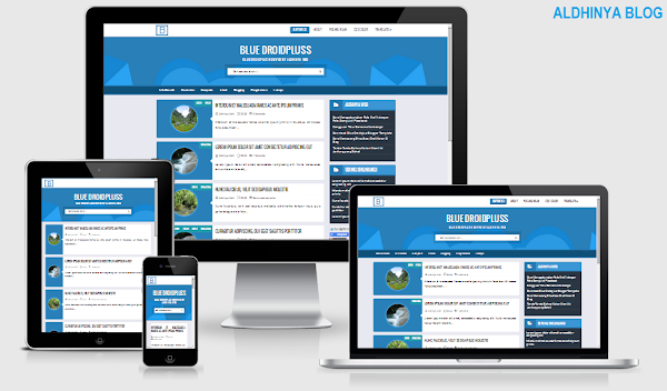 Blue Droidpluss Blogger Template Blue Droidpluss Blogger Template