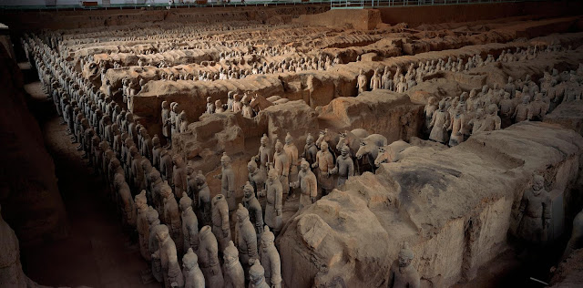 kuburan unik, tempat pemakaman unik, Mausoleum Of The First Qin Emperor, kuburan kaisar qin, terracotta army, terracotta