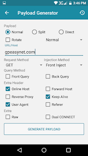 HTTP Injector Config and Settings