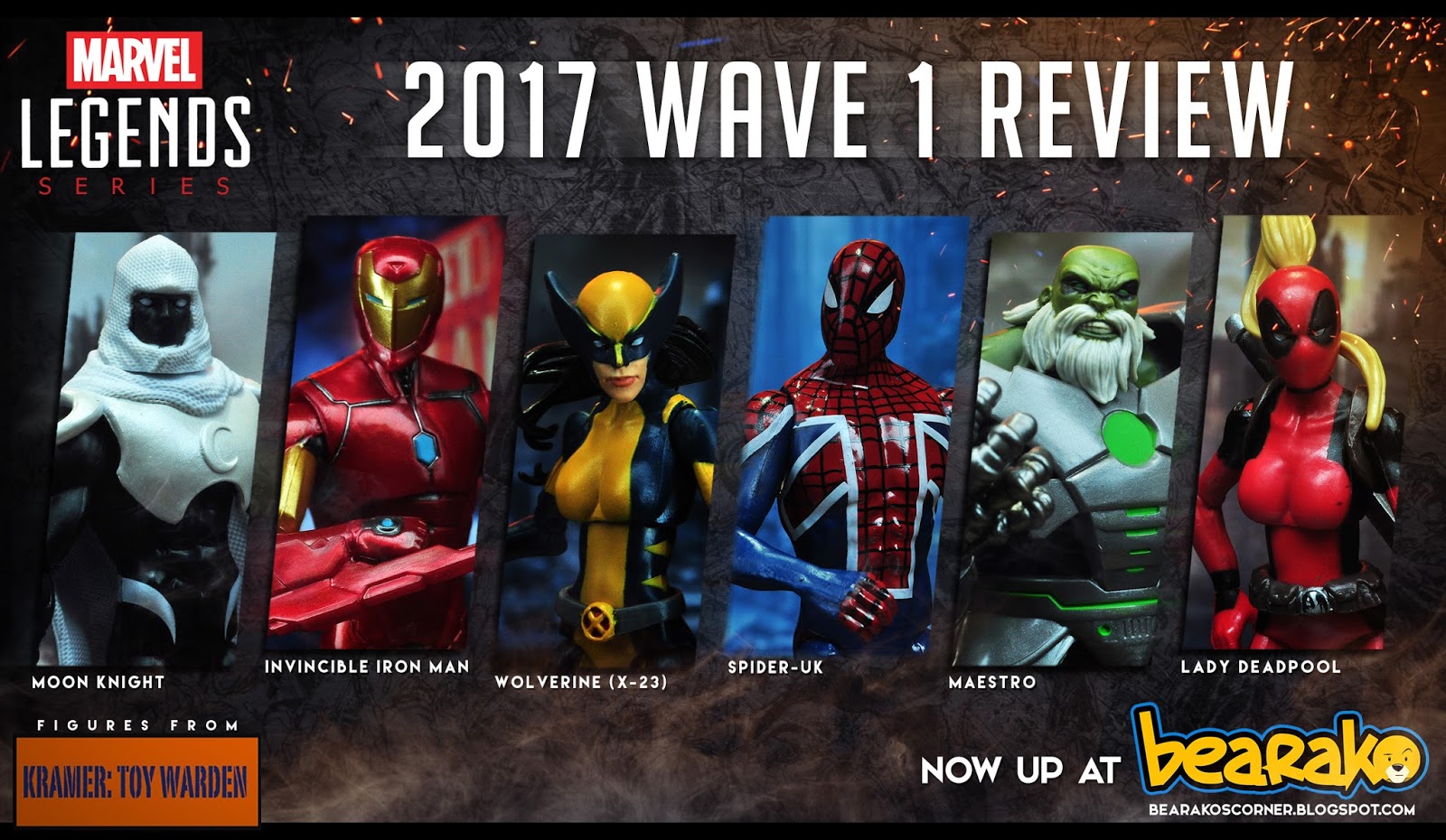 Bearakos Corner 4 Inch Marvel Legends Series 2017 Wave 1