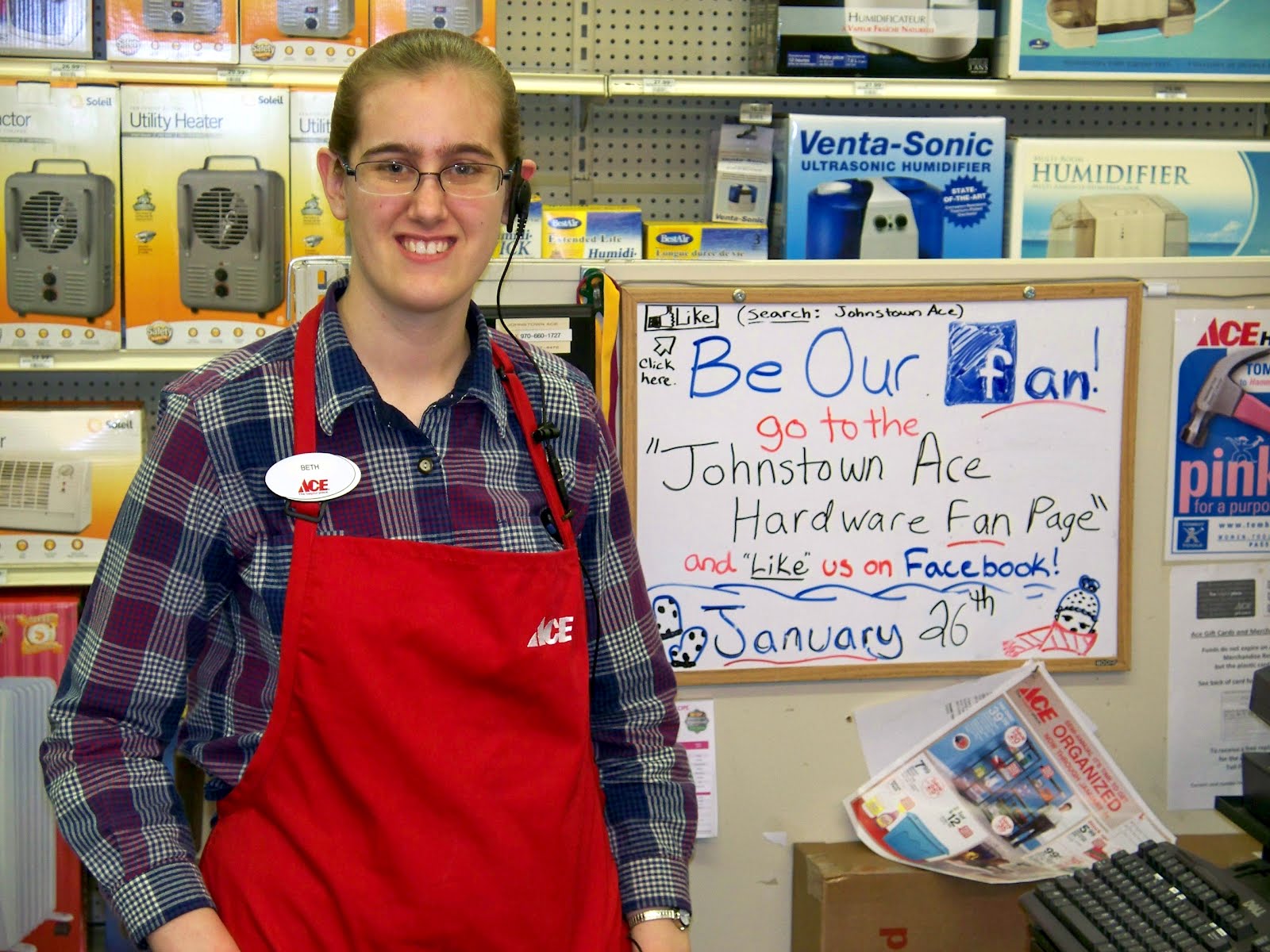 Johnstown Albertsons Another Albertson working at ACE Hardware, Johnstown