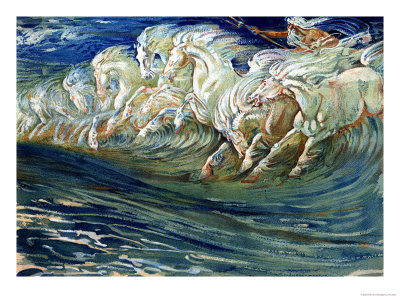 Neptune's Horses by Walter Crane