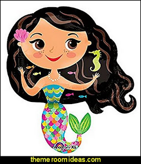 Happy Sea Mermaid Balloon Happy Sea Mermaid Balloon