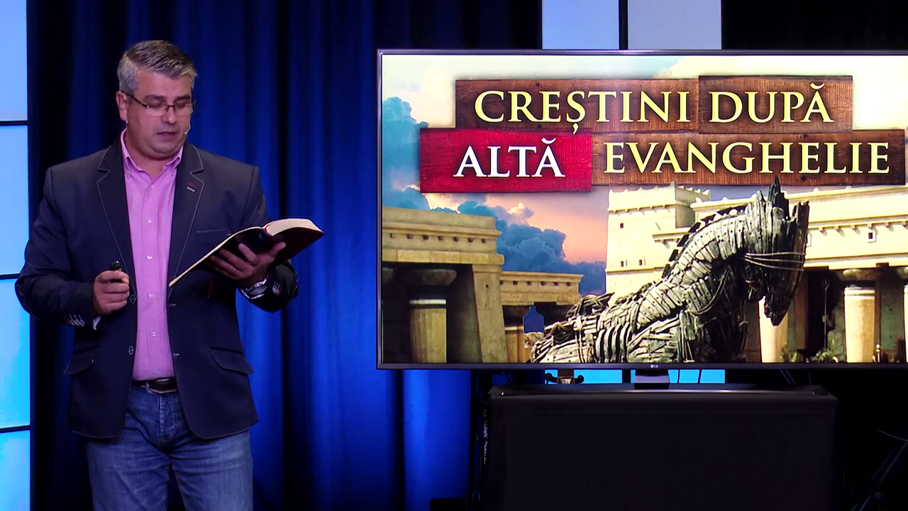 Seria de mesaje ”Creștini după ALTĂ Evanghelie” susținute de Pastorul Fănel Șerban - Biserica Punctul Zero - screen de pe youtube Seria de mesaje ”Creștini după ALTĂ Evanghelie” susținute de Pastorul Fănel Șerban - Biserica Punctul Zero - screen de pe youtube