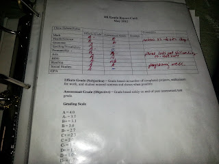 report card report card