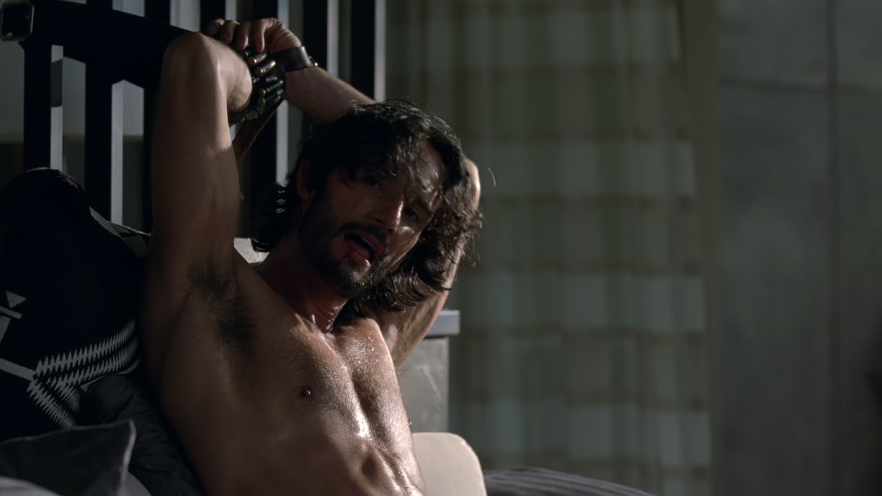 Rodrigo Santoro nude in Westworld 1-07 "Trompe L'Oeil.