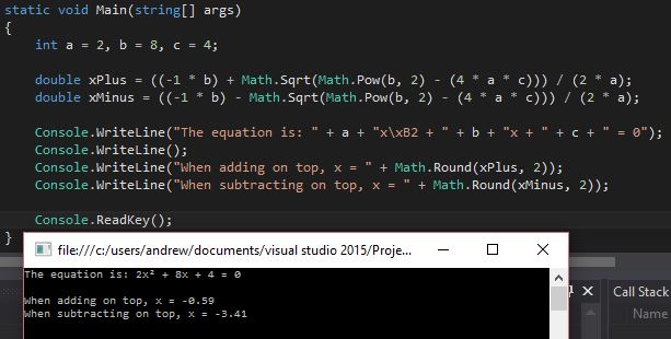C# Language Blog: Variables, Constants, and Arithmetic