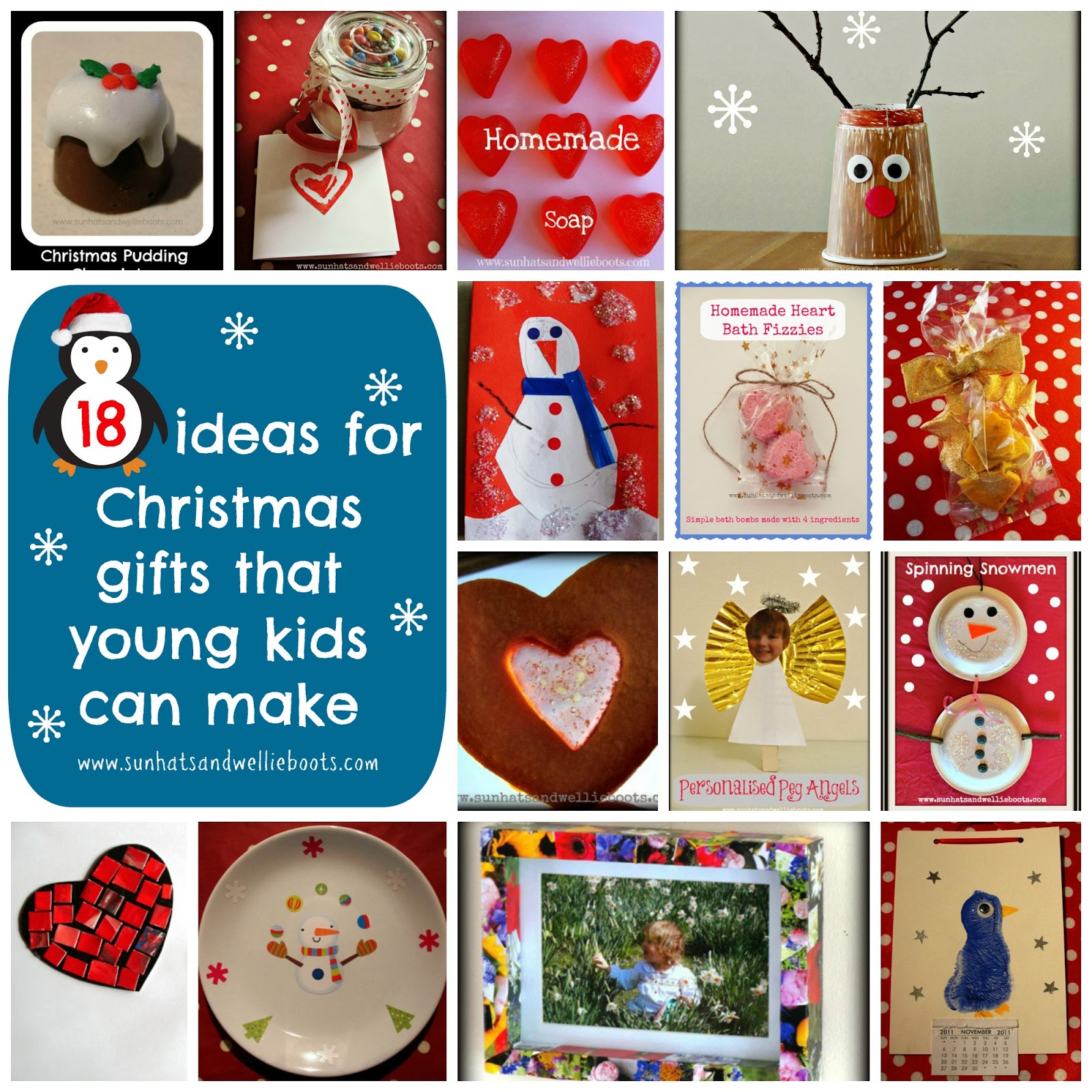 Sun Hats & Wellie Boots: 18 Homemade Christmas Gifts That Young Kids ...