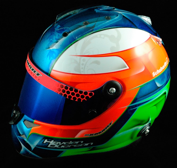 Racing Helmets Garage Schuberth SF1 H.Duerson 2014 by Smart Race Paint