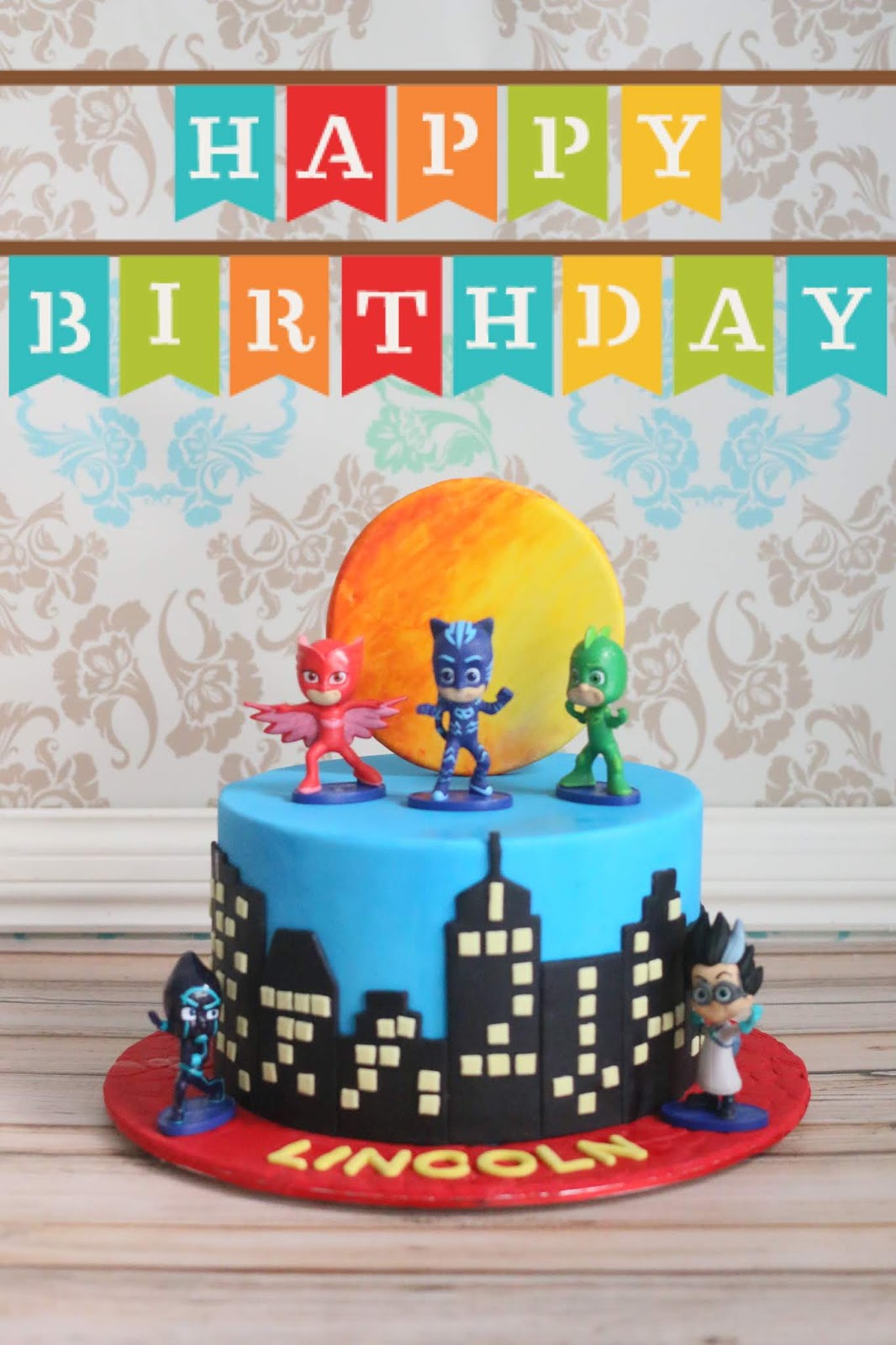 Bakingmummy Ä¿åª½åªççå Pj Mask Cake