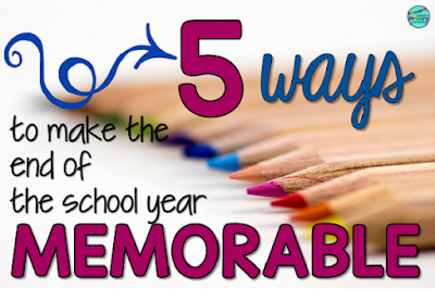 Make the end of the year memorable with free or inexpensive activities with your students such as playing with chalk and bubbles, using the outdoors as a classroom and have a board game or pajama day.