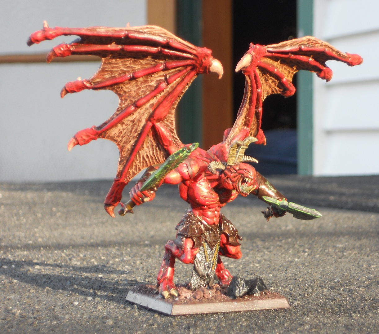 Napalm Elf & Rebel Scum Bloodthirster of Khorne