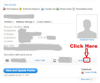 how to verify mobile number on naukri.com
