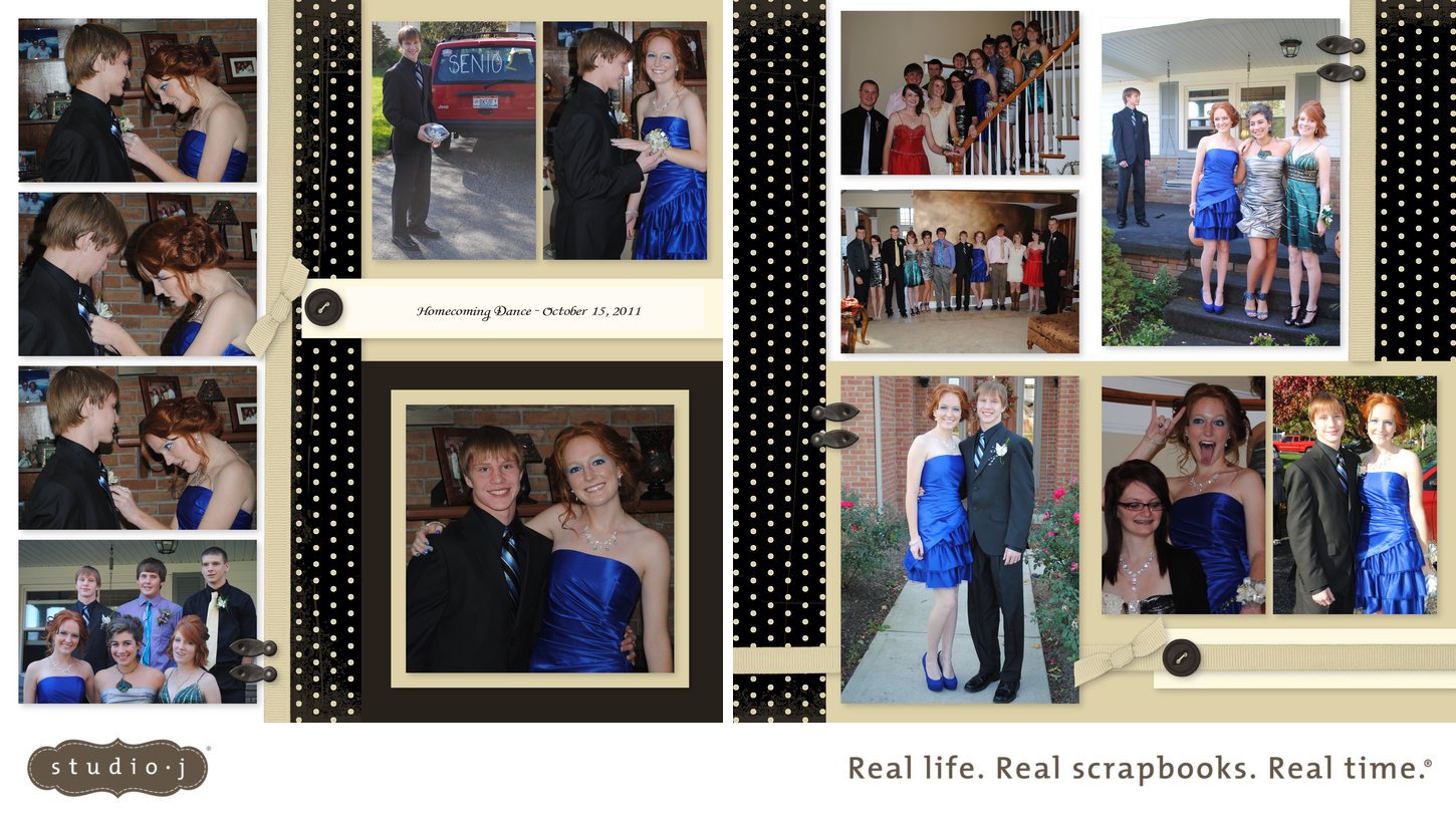 KE Kreations Senior Scrapbook pages 811