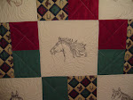 QFC Horse Quilt #1 - up close