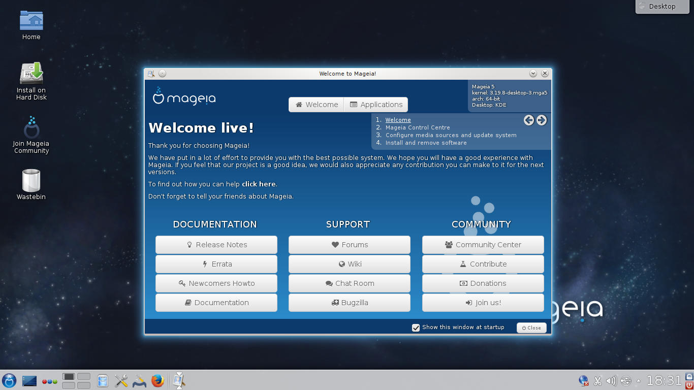 linux mageia 5