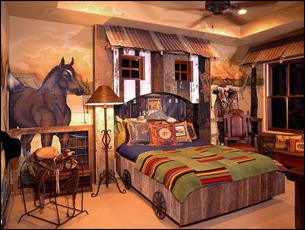 cowboy theme bedrooms - rustic western style decorating ideas - rustic decor - cowboy decor - Cowboy Bedding Western bedroom decor - horse decor - cowboy wall murals horse wall murals