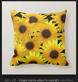 The ORIGINAL Boldly Sunny Sunflowers on Black Throw Pillow The ORIGINAL Boldly Sunny Sunflowers on Black Throw Pillow