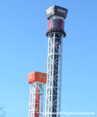 Hershey Triple Tower Thrill Ride at Hersheypark