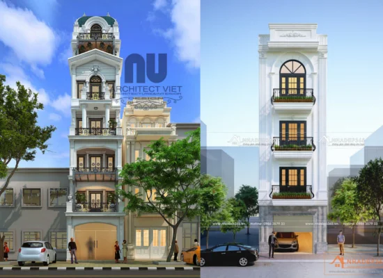 desain tampak depan rumah klasik 3 lantai
