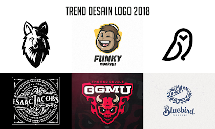 10 Trend Desain logo Di Tahun 2018