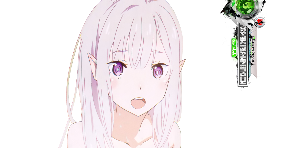 Re:Zero:Emilia Mega Echii Bath HD Render | ORS Anime Renders