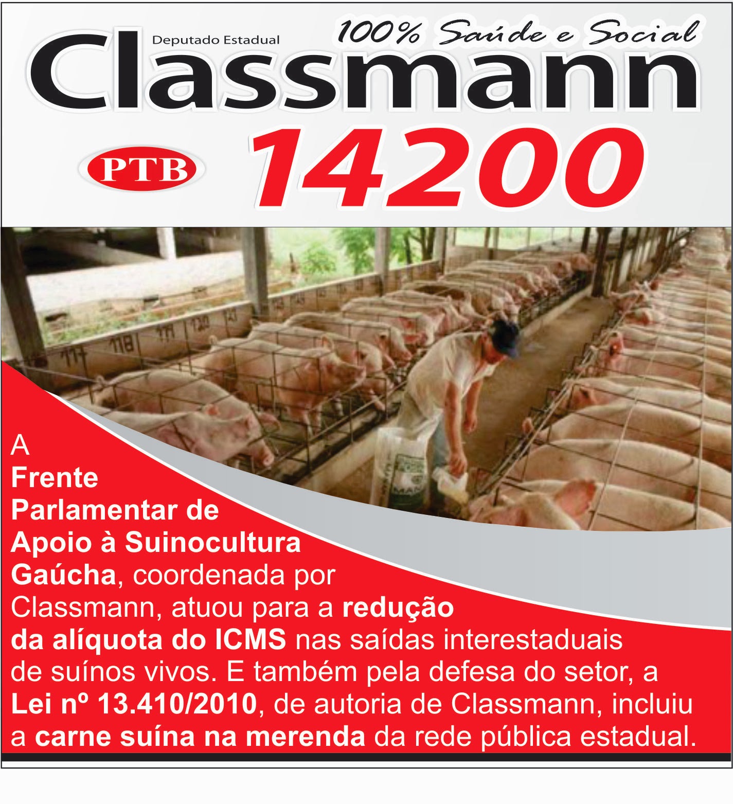 Deputado Classmann Por Uma Suinocultura Forte 