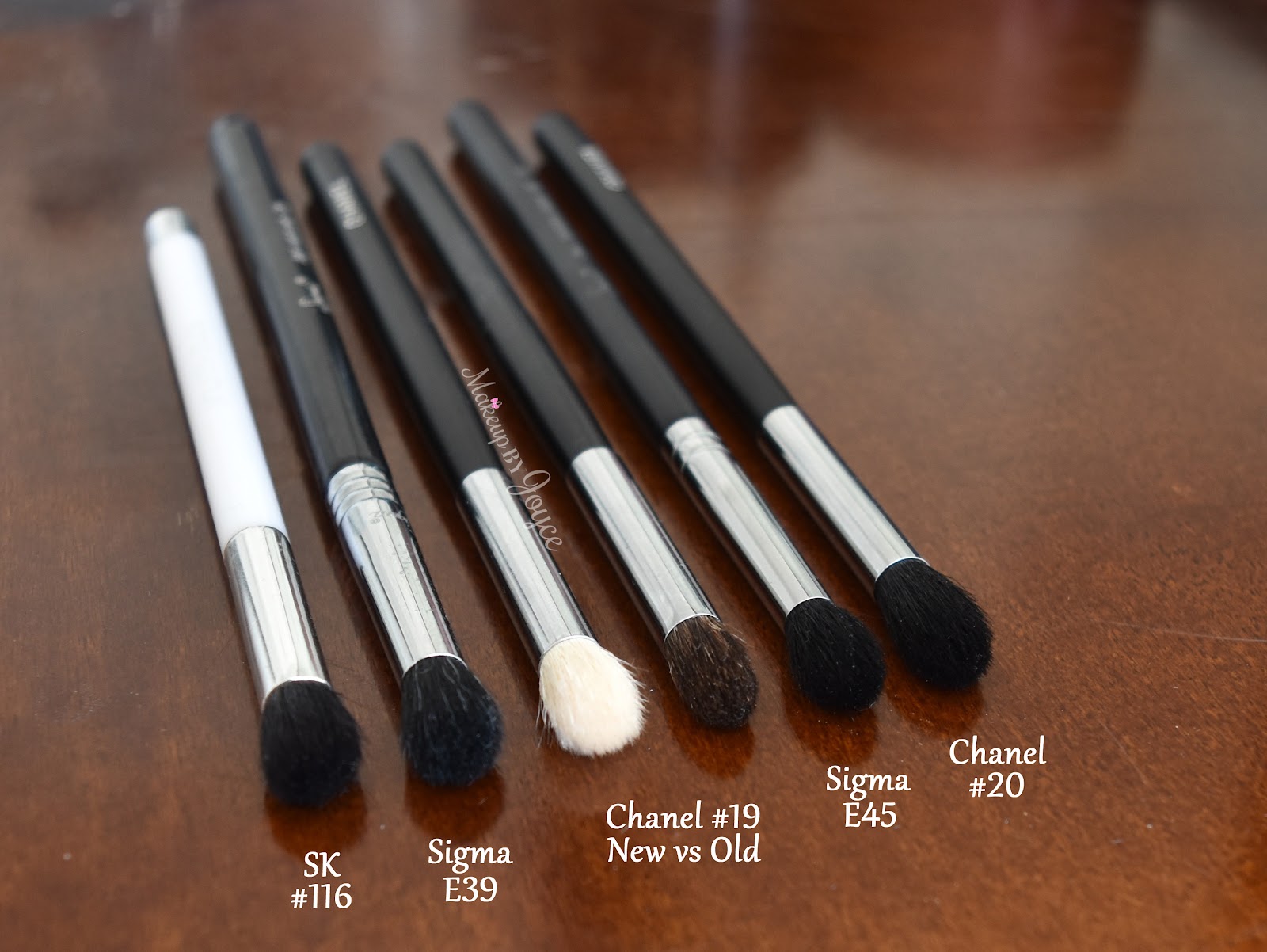 MakeupByJoyce ** ! Review Tapered Crease Blending Brushes for the Eyes