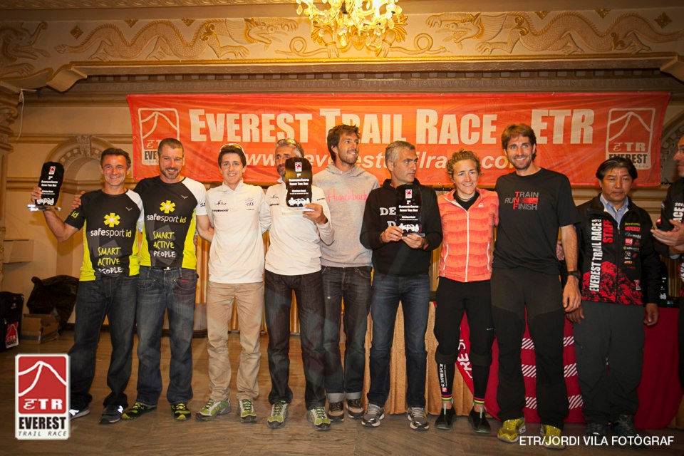 Jordi y Joel Aubeso, en la Everest Trail Race de 2012. /JORDI VILA Jordi y Joel Aubeso, en la Everest Trail Race de 2012. /JORDI VILA